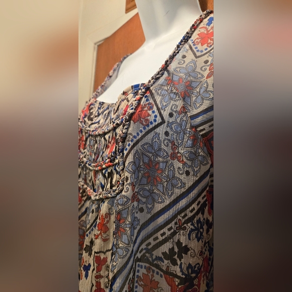 Style & Co BEAUTIFUL sheer layering tunic szM - Picture 6 of 7